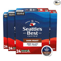 Seattle’s Best Coffee Dark Roast K-Cup Coffee Pods Post Alley 100% Arabica 4 Boxes (96 Pods Total)