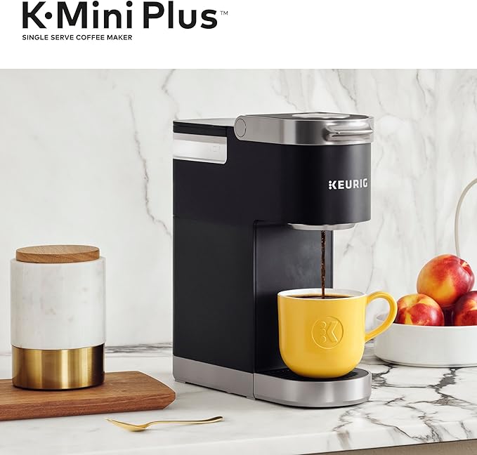 Keurig K-Mini Plus Coffee Maker with McCafé Classic Collection Variety Pack 40 Count K-Cup Pods