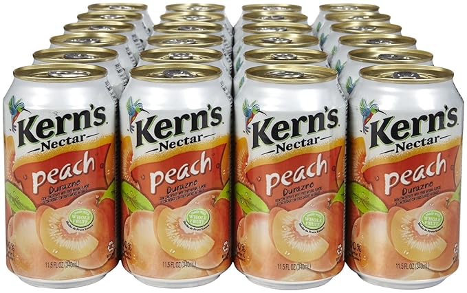 Kerns Nectar Peach Soda 11.5 oz 24 pk