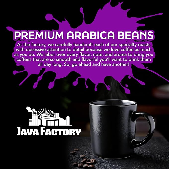 Java Factory Flavored Coffee Pods Happy Birthday Cake Icing Compatible with K Cup Brewers 40 Count