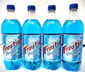 4 pack of Frostie Soda Pop Soft Drink 32oz Plastic Bottles (32oz Blue Cream Soda)