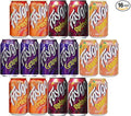 Faygoo Soda Pop 4 flavors Soft Drink 12oz Cans Variety Pack PACK OF 16