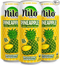 NILO Pineapple Juice | 100% Squeezed Pineapple Pina | NO Sugar added | NOT From Concentrate | 10.8 oz (Pack of 12)