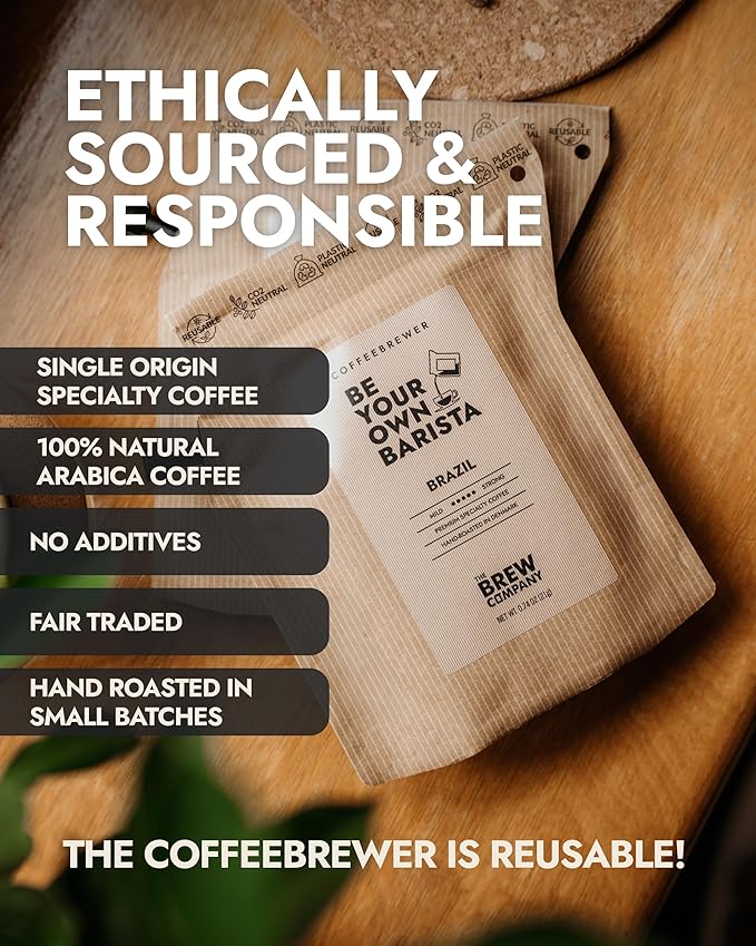 Christmas Coffee Gifts for Men &amp Women - 10 of the World's Finest Single Estate Specialty Coffees in Sampler Box for Coffee Lovers | Perfect Secret Santa Gift Set Idea with Unique Coffeebrewers