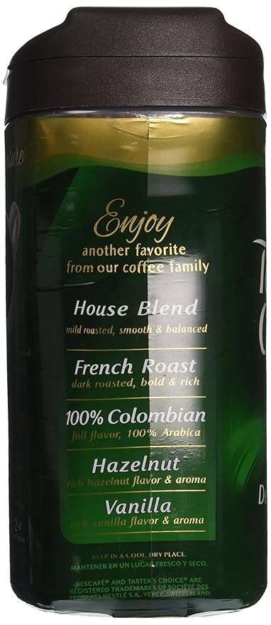 Nescafe Taster's Choice 100% Pure Instant Coffee Decaffeinated 10 oz