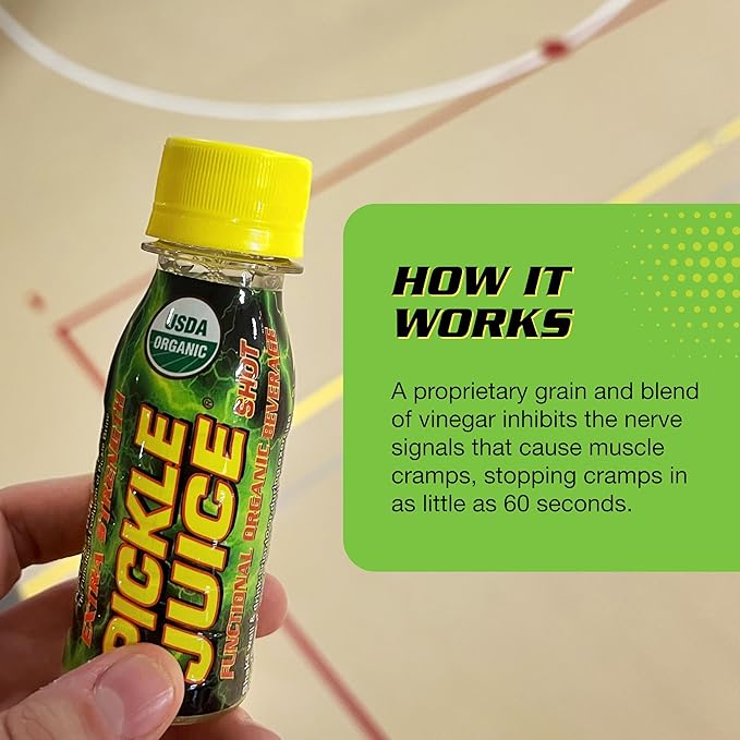 Pickle Juice Sports Drink Shots Ultra - Relieves Cramps Immediately - Electrolyte Pickle Juice Shots for Day &amp Night Time Leg Cramp Relief - 2.6 oz 12 Pack