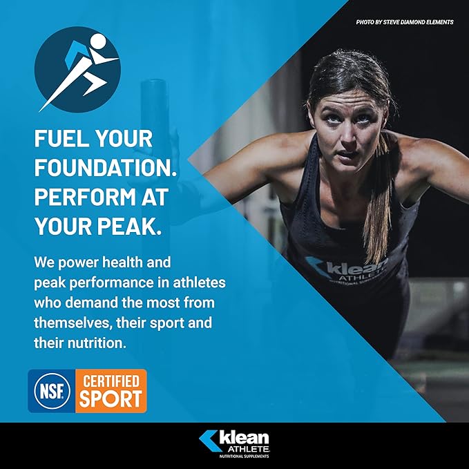 Klean Athlete Klean Collagen+C | Supports Musculoskeletal Health to Help Optimize Performance and Mobility | 11.8 Ounces | Natural Tropical Fruit Flavor