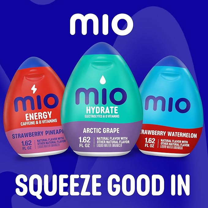 Mio Fit Liquid Water Enhancer Variety Pack 2 Berry Blast 2 Arctic Grape 4 CT (Variety Pack)