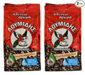 Loumidis Greek Ground Coffee Papagalos Traditional Decaf 2 Pack (3.4 Ounces)