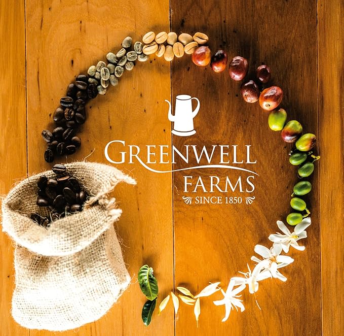 Greenwell Farms 100% Hawaiian Kona Coffee - Chocolate Macadamia Nut Flavor Whole Bean 8oz