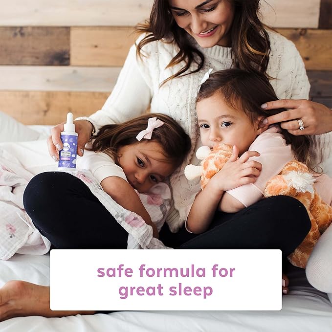 Wink Well Kids Liquid Melatonin Drops Natural Melatonin Drops for Children with 1mg Per Serving of Liquid Melatonin for Kids Drug-Free and Non-Habit Forming (2 Pack)