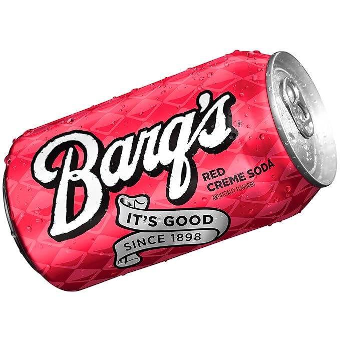 Barq's Red Creme Soda Fridge Pack Cans 12 Fl Oz (Pack Of 12)