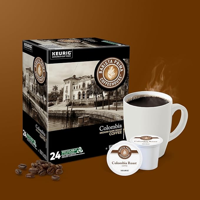 Barista Prima Coffeehouse Colombia Coffee Keurig Single Serve K-Cup Pods 96 Count