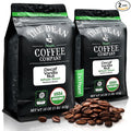 The Bean Organic Coffee Company Water Processed DECAF Vanilla Nut Medium Roast Whole Bean Coffee 16-Ounce Bags (Pack of 2)