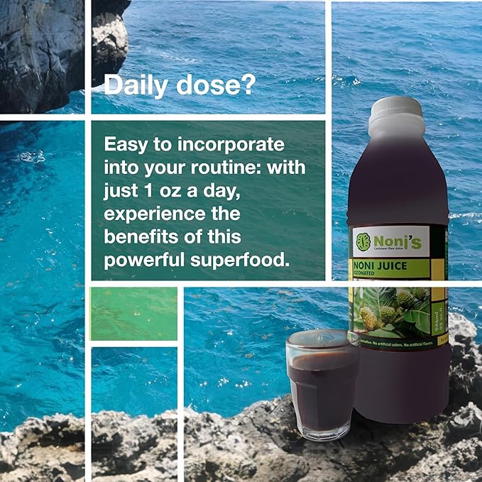 Frutos Pachamama Organic Noni Juice 100% Pure – Raw Ozonated Noni Extract from Dominican Republic | Natural Superfood Drink | Immune Booster &amp Anti-Inflammatory Support 1 Bottles 16Oz