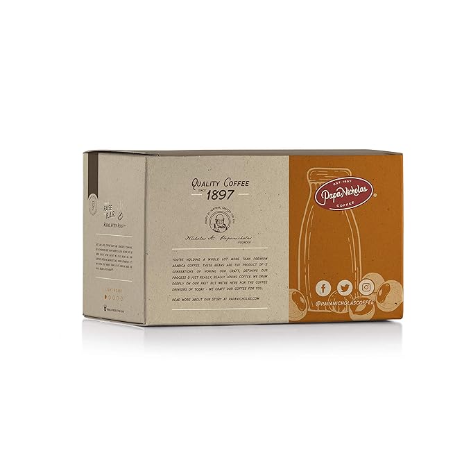 PapaNicholas Coffee Single Serve Coffee Cups Fits Keurig K Cup Brewers Hazelnut Creme (12 Count of 0.35 oz Pods) 4.2 oz Pack of 3