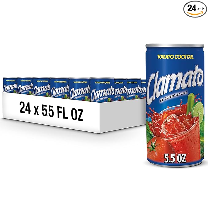 Clamato Original Tomato Cocktail 5.5 fl oz cans (Pack of 24)