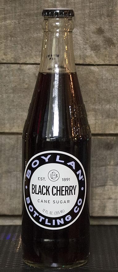Boylan Soda Black Cherry 12.0 FO (Pack of 6)