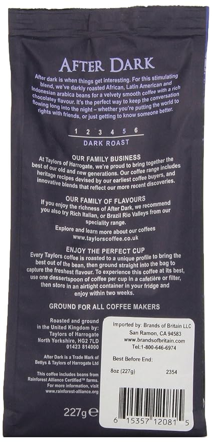 Taylors of Harrogate After Dark 8-Ounce Packages (Pack of 2)