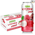 AZRA 100% Lychee Juice – Exotic Fruit Juice in 500ml Cans – Zero Sugar Juice Healthy Beverages Variety Pack for Kids and Adults – Bulk 100% Juice Pack 12 Count