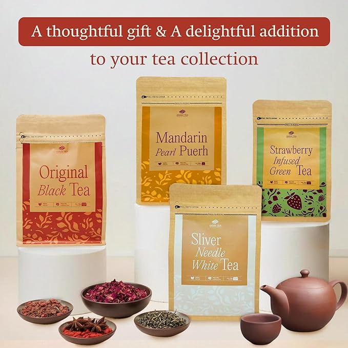 ANNHI TEA Original Black Tea - 24 Individually Wrapped Tea Bags Loose Leaf Smooth Flavourful &amp Robust with Notes of Honey Enjoy Hot or Iced Natural Vietnamese Tea Pack