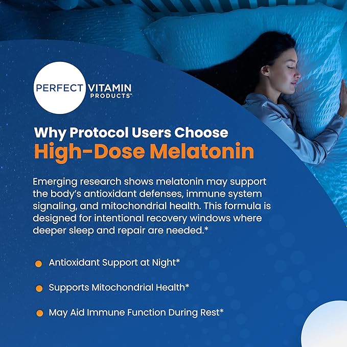 60mg Extra Strength Melatonin MAX - High Dosage Melatonin Vegan Non-GMO Gluten-Free (120 Capsules 2-Pack)