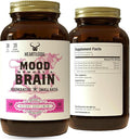 HEART &amp SOIL – 100% Grass Fed &amp Finished Beef Brain Supplement from Regenerative Cattle – for Cognitive Function &amp Memory – 3000mg Focus Supplement with Beef Organs – Glass Bottle – 180 Ca