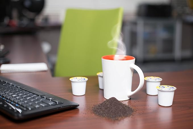 Office Snax 9 To 5 Coffee French Roast 100% Arabica Coffee PODs Case of 110 No Artificial Flavors Colors or Preservatives Keurig K-Cup Compatible Flavorful Aromatic &amp Smooth