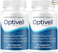 (2 Pack) Optivell Eye Capsules - Official Optivell Advanced Premium Vision Support Pills - Maximum Strength Natural Vitamins for Overall Health &amp Wellness Reviews 120 Capsules for 2 Months