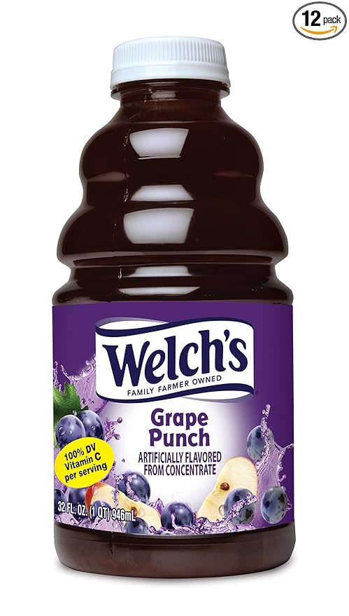 Welch's Grape Punch 32 oz - Pk of 12