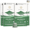 G GRANA Coffee Pods Compatible with Nespresso OriginalLine 40 Count Medium Roast USDA Organic 100% Arabica Single Source Specialty Coffee Compostable Single Serve Capsules San Marcos