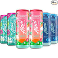 New Alani Energy Drinks Strawberry Sunrise Watermelon Wave Breezeberry Flavors - Variety Pack Sugar-Free Low-Calorie Energy Boost Drink 12 fl oz (Pack of 6)