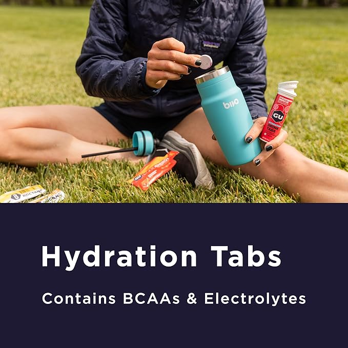 GU Energy Hydration Electrolyte Drink Tablets Enhanced Endurance Sports Drink for Running Cycling Triathlon 4-Count (48 Servings) Strawberry Lemonade