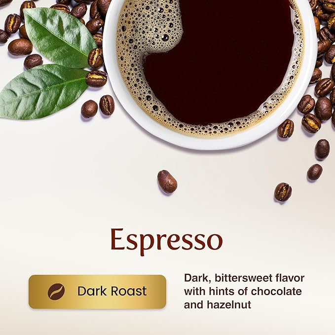 Kona Earth - Dark Roast Hawaiian Espresso Whole Bean 1lb (16 oz) Farm-Direct coffee beans from Hawaii’s Big Island Micro-Batch-Roasted