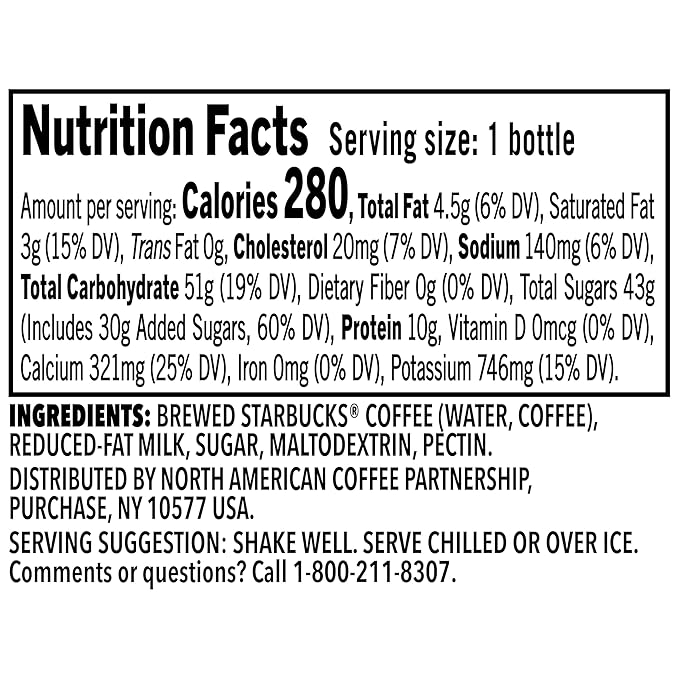 Starbucks Frappuccino Coffee Drink Coffee 13.7 fl oz Bottles (12 Pack)