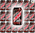 Mountain Dew Code Red 12oz Can (Pack of 18 Total of 216 Fl Oz)