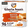 Gloria Jean's Butter Toffee Keurig Single-Serve K-Cup Pods Medium Roast 24 Pods Per Pack Case Of 4 Packs