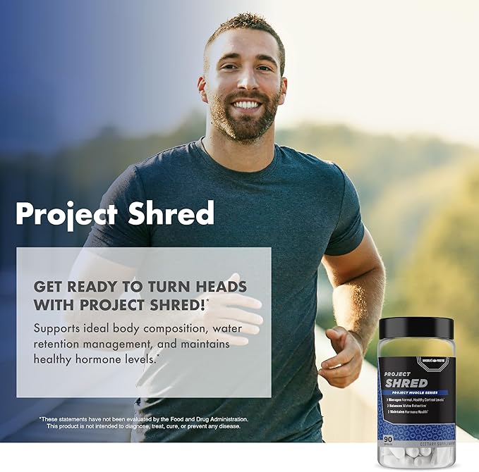 Anabolic Warfare Project Shred Manage Normal Healthy Cortisol Levels &amp Water Retention Body Recomposition Formula Made with Botanicals*