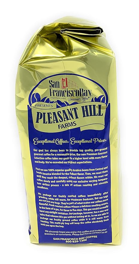 Pleasant Hill Farms Premium Selection Ground Coffee Bland 5 lb. Bag