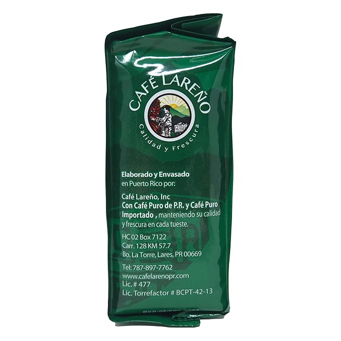 Café Lareño Ground Coffee 14 oz Pack of 4 56 oz Total Puerto Rican Coffee