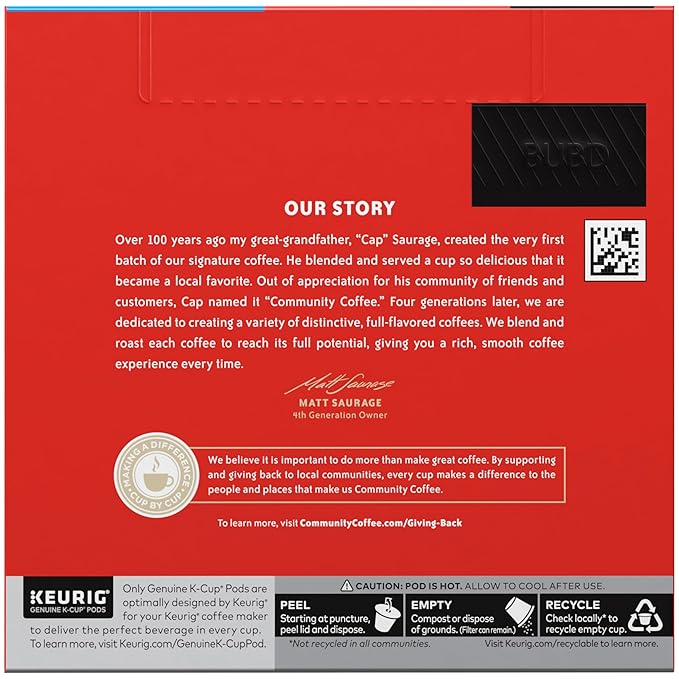 Community Coffee Breakfast Blend Medium Roast Single-Serve Keurig K-Cup Pods 48 Count (Pack of 4)