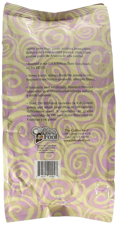 The Coffee Fool Blueberry Cinnamon Very Fine Grind 2 Pound