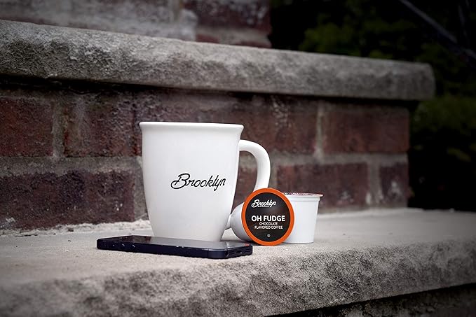 Brooklyn Beans Oh Fudge Gourmet Coffee Pods - Compatible with Keurig K Cup Brewers Including 2.0 Machines 40 Count Rich Chocolate Flavored