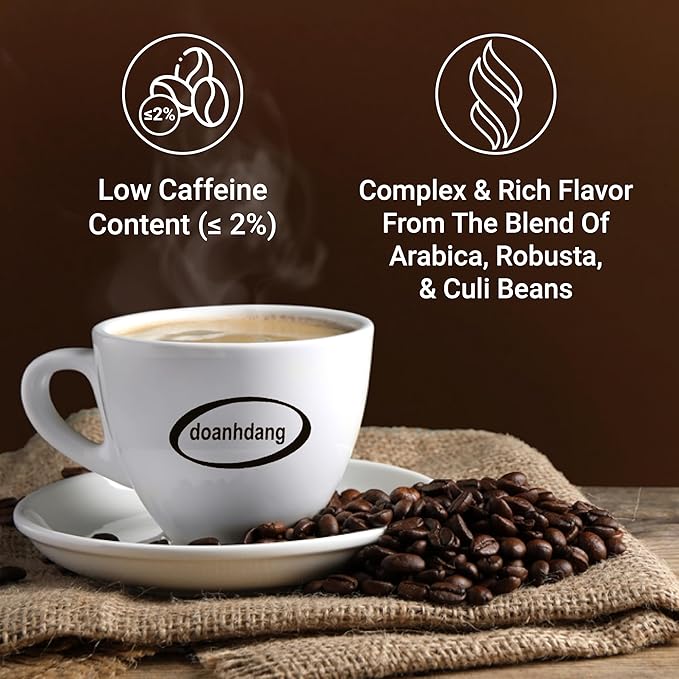 doanhdang - 17.6 Oz Traditonal Vietnamese Coffee Blend Arabica Robusta Culi with Caramel Ground Coffee Espresso &amp Brew Origin from Vietnam Whole Med Roast Ground