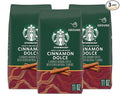 Starbucks Cinnamon Dolce Flavored Ground Coffee Blonde Roast Made With Arabica Beans 11-Ounce Bag (Pack of 3)