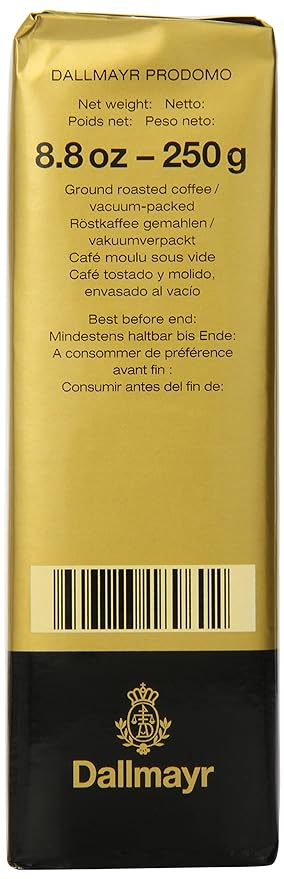 Dallmayr Gourmet Coffee Prodomo (Ground) 8.8 Ounce (Pack of 3)