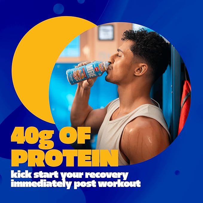 REDCON1 MRE Ready to Drink Protein Shakes Hostess™ Twinkies - Lactose Free RTD Protein Made with Real Whole Food Protein Blends - Easy to Digest Nutritional Shake (12 Pack)