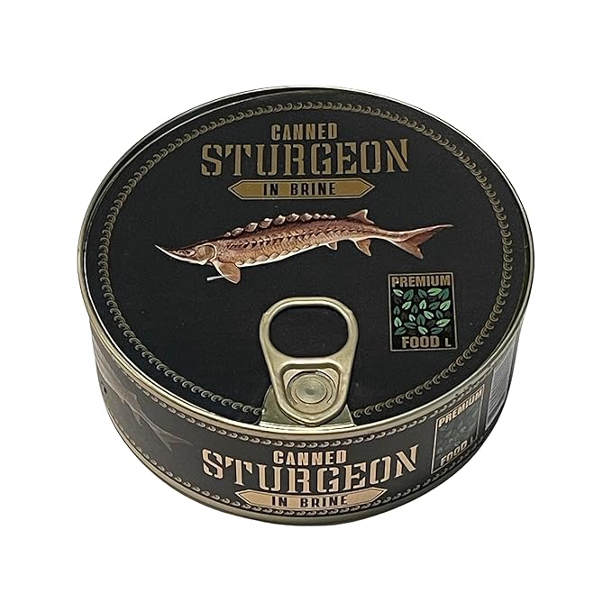Sturgeon in Own Natural Juice by EcoFood (Pack of 3) 8.5 oz | 240 g
