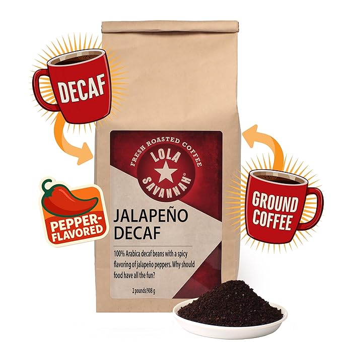 Lola Savannah Jalapeño Ground Decaf Coffee 2lb (32 oz)