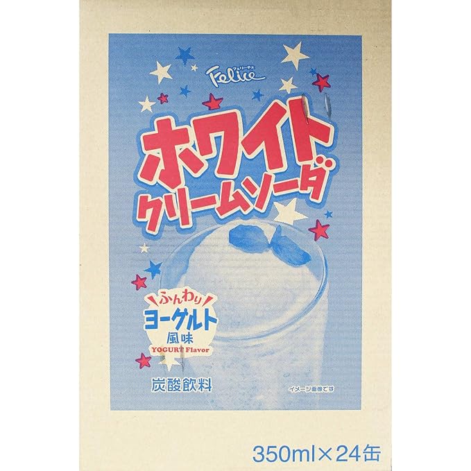 Felice White Cream Soda 11.83 fl oz 24 packs